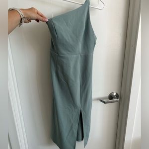 Hello Molly One Shoulder Midi Dress